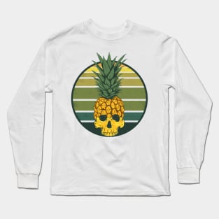 Pineapple Skull Long Sleeve T-Shirt